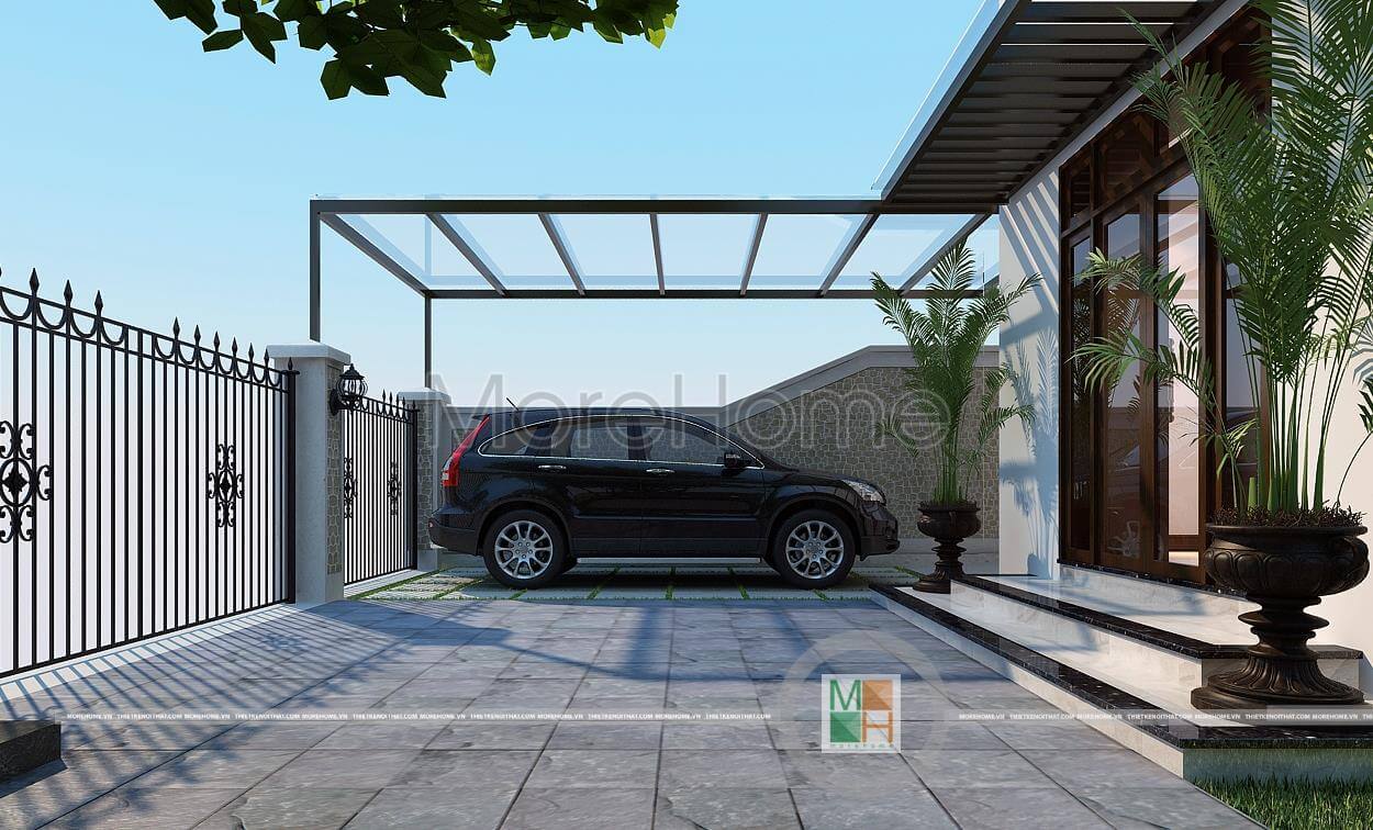 Thiết kế biệt thự phong cách gỗ việt - biệt thự ciputra